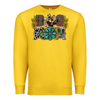 Lemon dog mom western Premium Sweatshirt - RacoonDesign