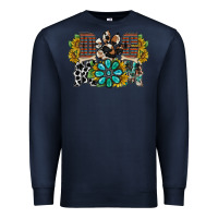 Navy dog mom western Premium Sweatshirt - RacoonDesign