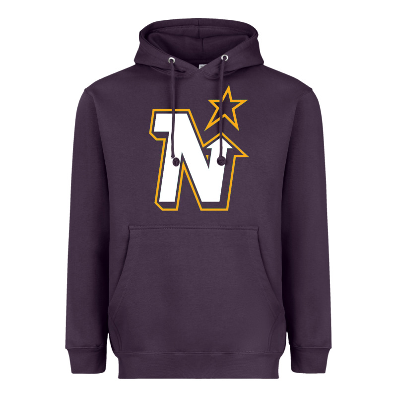 Vintage Minnesota Hockey   Retro North Stars Heavyweight Hoodie by lanVoArt | Teevron