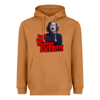 Meerkat nooo wire hangers.. ever!!! vintage mommie dearest quote print Heavyweight Hoodie - lanVoArt