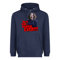 Navy nooo wire hangers.. ever!!! vintage mommie dearest quote print Heavyweight Hoodie - lanVoArt