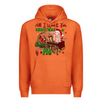 Carrot all i want for christmas is a pig Premium Hoodie - FaDigitalArtStudio
