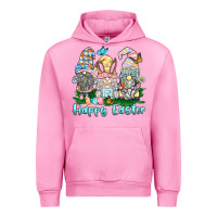 Fuchsia Pink happy easter gnome Urban Hoodie - BarkalooDesign
