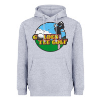 Heather Grey golden tee golf Heavyweight Hoodie - lanVoArt