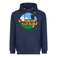 Navy golden tee golf Heavyweight Hoodie - lanVoArt