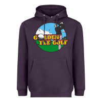 Plum golden tee golf Heavyweight Hoodie - lanVoArt