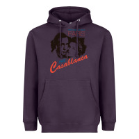 Plum casablanca Heavyweight Hoodie - lanVoArt
