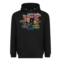 Black cedar point roller coaster  designer Heavyweight Hoodie - lanVoArt
