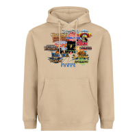 Mushroom cedar point roller coaster  designer Heavyweight Hoodie - lanVoArt