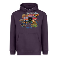 Plum cedar point roller coaster  designer Heavyweight Hoodie - lanVoArt