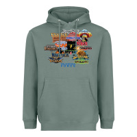 Sage cedar point roller coaster  designer Heavyweight Hoodie - lanVoArt