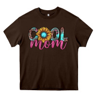 Chocolate Brown cool mom Heavy Core Tee - JahusDesignShop
