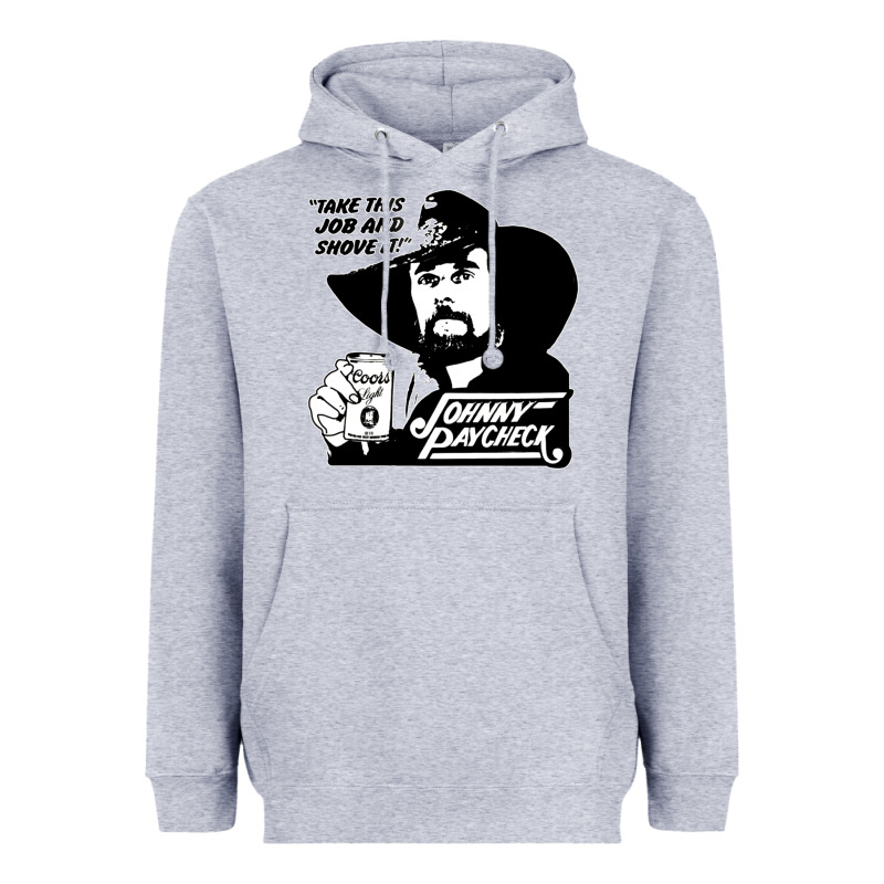 Johnny Paycheck Shirt Take This Job And Shove It Vintage Country Music Heavyweight Hoodie by lanVoArt | Teevron