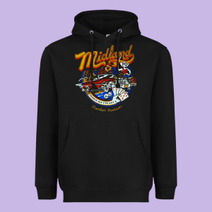 Midland Drinking Problem Heavyweight Hoodie Designed By Lanvoart