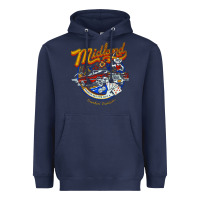 Navy midland drinking problem Heavyweight Hoodie - lanVoArt
