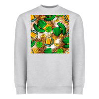 Heather Grey St. Patricks day hat digital paper Heavyweight Sweatshirt - BundleAndBundleShop