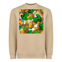Mushroom St. Patricks day hat digital paper Heavyweight Sweatshirt - BundleAndBundleShop