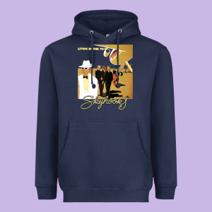 Ausrock 08 Skyhooks Vintage Living In The 70's Heavyweight Hoodie Designed By Lanvoart