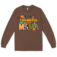 Chestnut one thankful mama Long Sleeve Tee - CowGirlArtShop