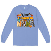 Colony Blue one thankful mama Long Sleeve Tee - CowGirlArtShop