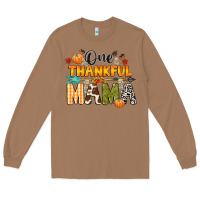 Toasted Coconut one thankful mama Long Sleeve Tee - CowGirlArtShop