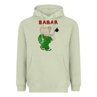 Matcha babar the elephant Heavyweight Hoodie - lanVoArt