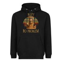 Black alf alien no problem vintage Heavyweight Hoodie - lanVoArt