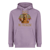 Lavender alf alien no problem vintage Heavyweight Hoodie - lanVoArt