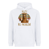 White alf alien no problem vintage Heavyweight Hoodie - lanVoArt