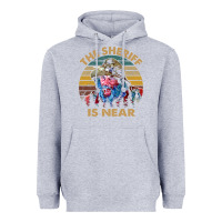 Heather Grey the sheriff is near blazing art saddles do it vintage gift for fans Heavyweight Hoodie - lanVoArt