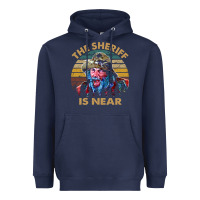 Navy the sheriff is near blazing art saddles do it vintage gift for fans Heavyweight Hoodie - lanVoArt