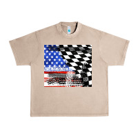 French Oak racing checkered flag tumbler tbs Urban Heavy Tee - TumblerDesignByShophia