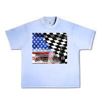 Grape Ice racing checkered flag tumbler tbs Urban Heavy Tee - TumblerDesignByShophia
