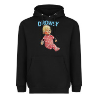 Black drowsy doll Heavyweight Hoodie - lanVoArt