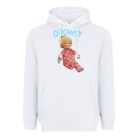 White drowsy doll Heavyweight Hoodie - lanVoArt