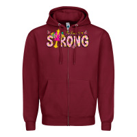 Burgundy joshua strong Zipper Hoodie - CowhideDigitalArt