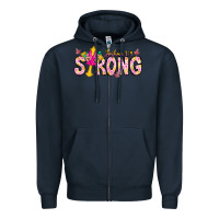 Navy joshua strong Zipper Hoodie - CowhideDigitalArt