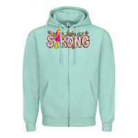 Seafoam joshua strong Zipper Hoodie - CowhideDigitalArt