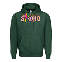 Sports Green joshua strong Zipper Hoodie - CowhideDigitalArt