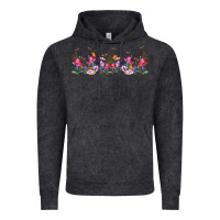 Vintage Black wild flowers Vintage Hoodie - TumblerDesignByShophia