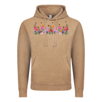 Vintage Coffee wild flowers Vintage Hoodie - TumblerDesignByShophia