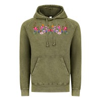Vintage Olive wild flowers Vintage Hoodie - TumblerDesignByShophia