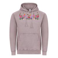 Vintage Zinc wild flowers Vintage Hoodie - TumblerDesignByShophia