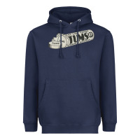Navy tums. 1940s remedy! Heavyweight Hoodie - lanVoArt