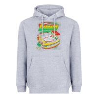 Heather Grey terry labonte corn flakes 5 Heavyweight Hoodie - lanVoArt