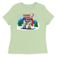Matcha fleece navidad alpaca mountains Ladies Tee - LillyAllenDesigns