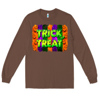 Chestnut trick or treat brushstroke Long Sleeve Tee - Jasminsmagicworld