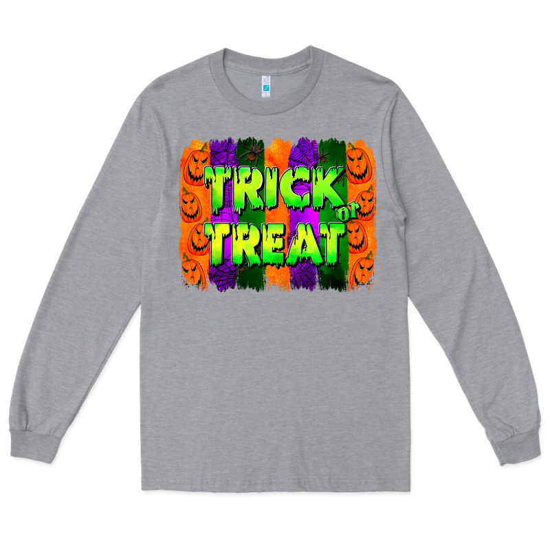 Trick Or Treat Brushstroke Long Sleeve Tee by Jasminsmagicworld | Teevron