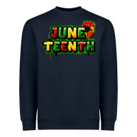 Navy juneteenth Heavyweight Sweatshirt - FaDigitalArtStudio