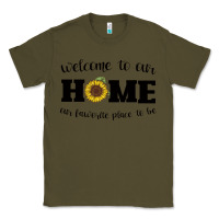 Army Green welcome to our Home Sunflower Classic Tee - Bettercallsaul